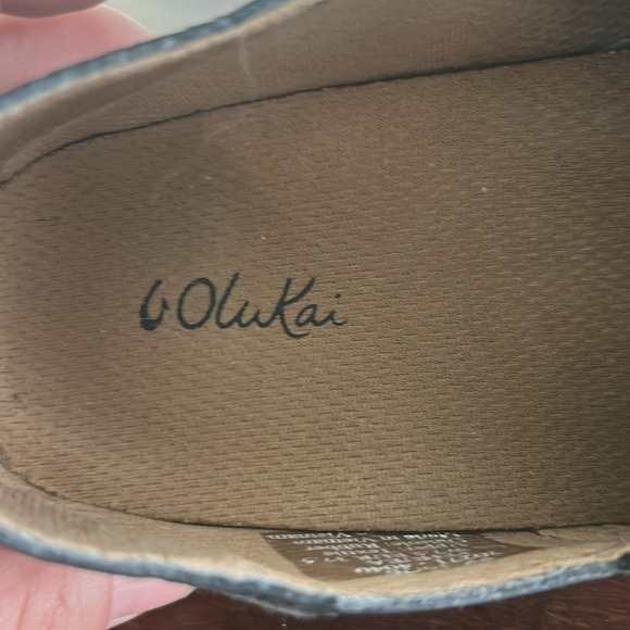 OluKai PEHUEA Slip On Loafers Sneaker Blue Mesh Womens SZ 7.5 Shoes Comfort - Picture 2 of 11